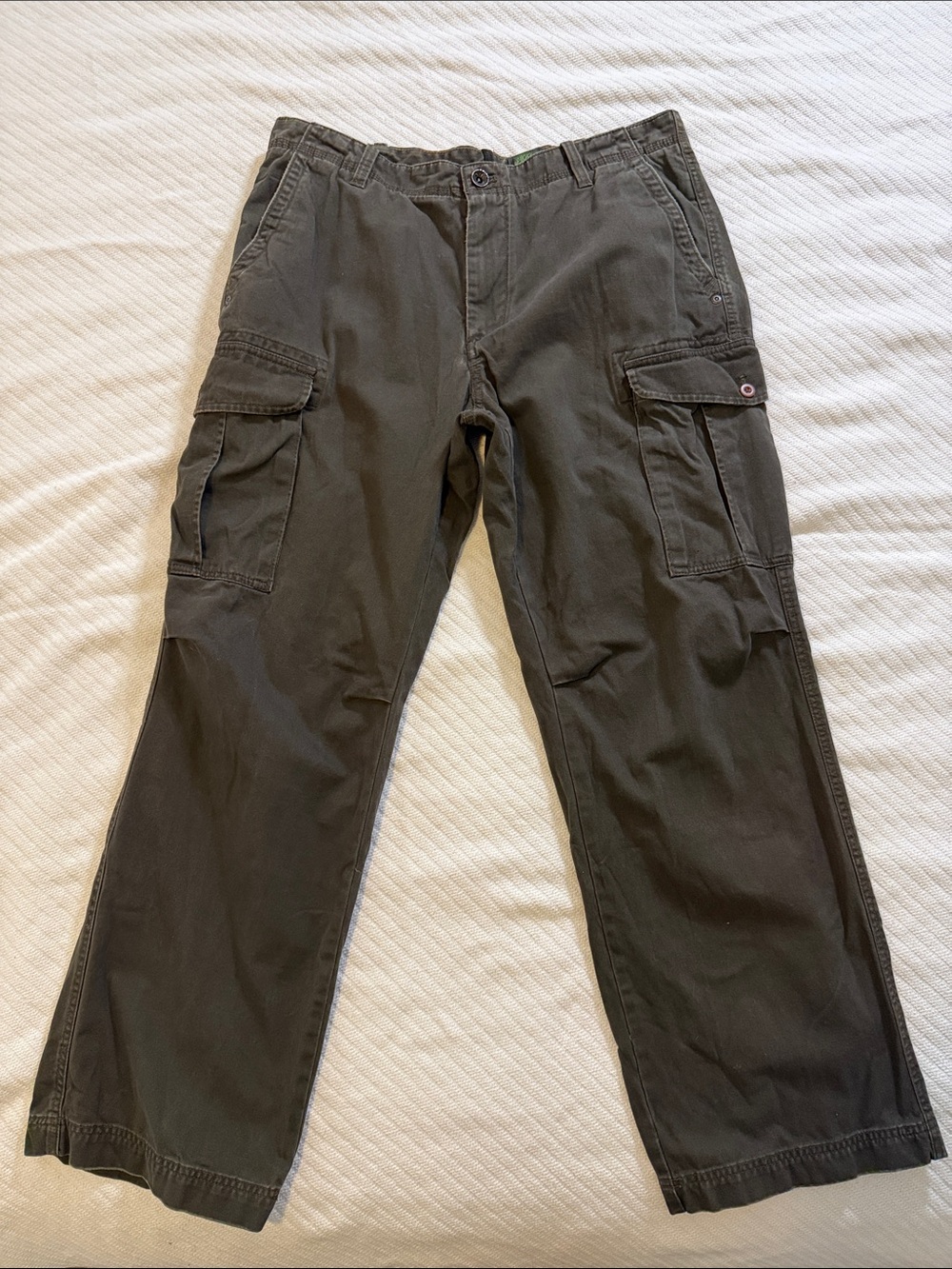 Men's Cargo Pants - Dark Olive Green